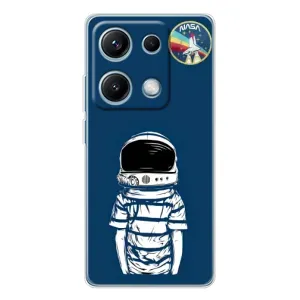 Чехол NASA для Xiaomi Redmi Note 14S (AlphaPrint) (Мальчик в шлеме)