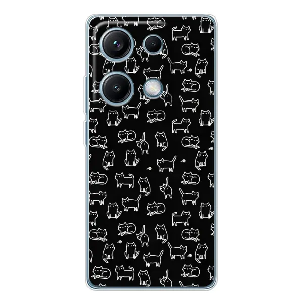 Чохол з принтом «Маленькі котики» для Xiaomi Redmi Note 14S Чохол з принтом «Маленькі котики» для Xiaomi Redmi Note 14S
