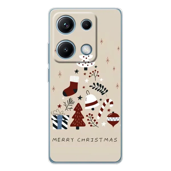 Чохол з принтом «Merry Christmas» для Xiaomi Redmi Note 14S