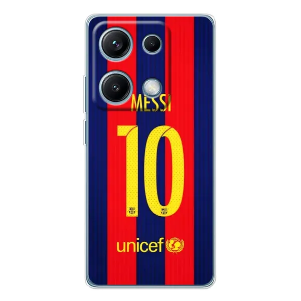 Чехол с принтом «Messi Barca 10» для Xiaomi Redmi Note 14S