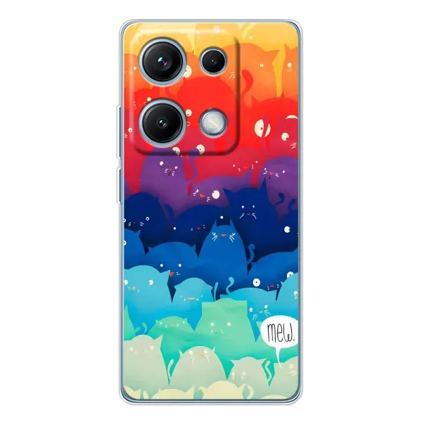 Чехол с принтом «Mew» для Xiaomi Redmi Note 14S Чехол с принтом «Mew» для Xiaomi Redmi Note 14S