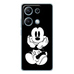 Міккі Маус чохол для Xiaomi Redmi Note 14S (AlphaPrint - Мультяшні) (Маус на чорному)