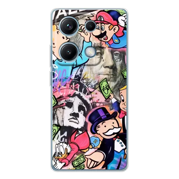 Чохол з принтом «Monopoly man» для Xiaomi Redmi Note 14S