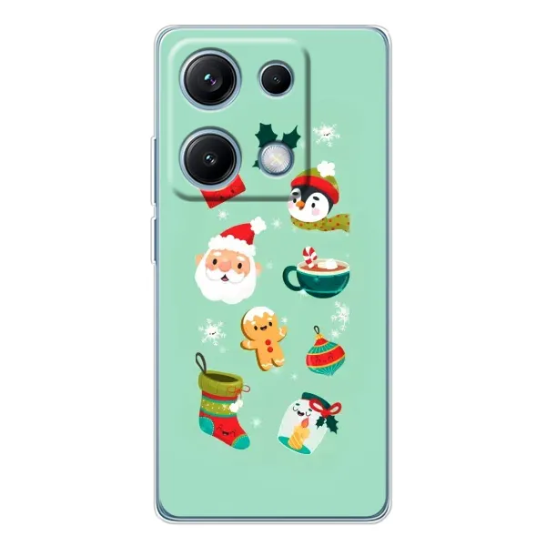 Чохол з принтом «Настрій НГ» для Xiaomi Redmi Note 14S