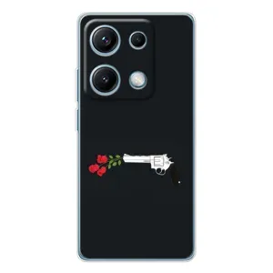 Чехлы (ART) Цветы на Xiaomi Redmi Note 14S (VPrint) (Неожиданные цветы)