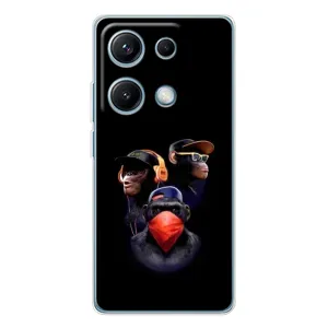 Чохол з Мавпами Xiaomi Redmi Note 14S - (AlphaPrint) (Три мавпи)
