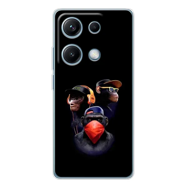 Чохол з принтом «Три мавпи» для Xiaomi Redmi Note 14S Чохол з принтом «Три мавпи» для Xiaomi Redmi Note 14S