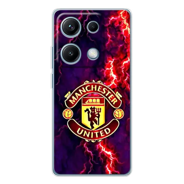 Чехол с принтом «огненный Манчестер» для Xiaomi Redmi Note 14S Чехол с принтом «огненный Манчестер» для Xiaomi Redmi Note 14S