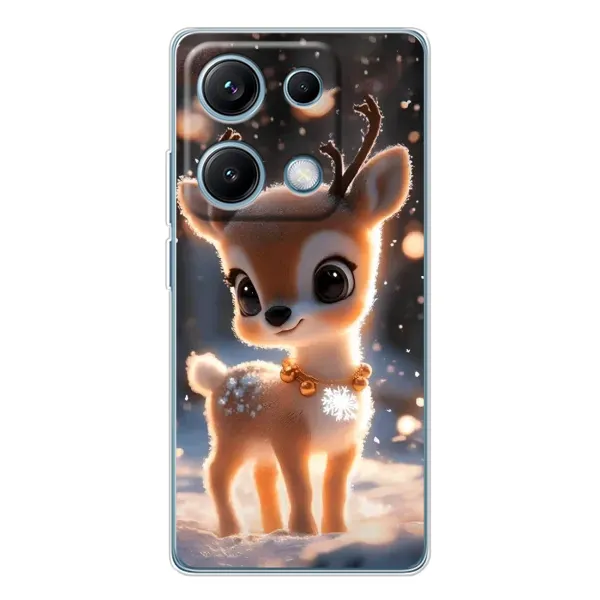 Чохол з принтом «Оленятко» для Xiaomi Redmi Note 14S