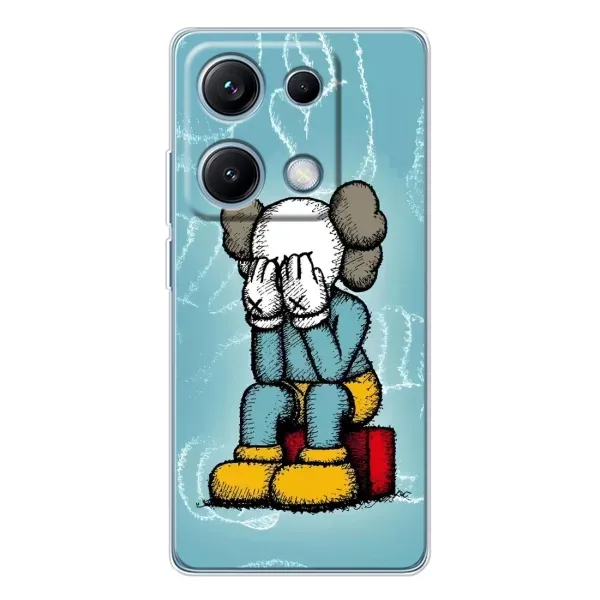 Чохол з принтом «Плач Bearbrick» для Xiaomi Redmi Note 14S