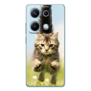 Чохли з Котиками для Xiaomi Redmi Note 14S (VPrint) (Прижок кота)
