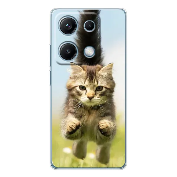 Чохол з принтом «Прижок кота» для Xiaomi Redmi Note 14S Чохол з принтом «Прижок кота» для Xiaomi Redmi Note 14S
