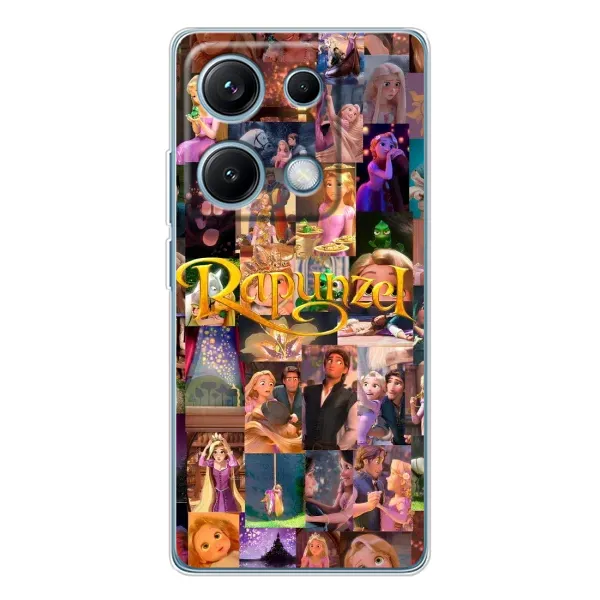 Чохол з принтом «Колаж Рапунцель» для Xiaomi Redmi Note 14S