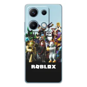 Чохли з топовими принтами для Редмі Нот 14С (ROBLEX)