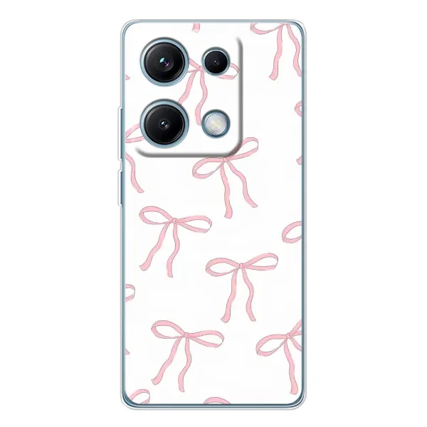 Чохол з принтом «Рожеві бантики» для Xiaomi Redmi Note 14S Чохол з принтом «Рожеві бантики» для Xiaomi Redmi Note 14S