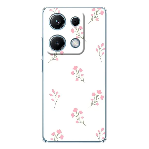 Чохол з принтом «Рожеві квіти» для Xiaomi Redmi Note 14S