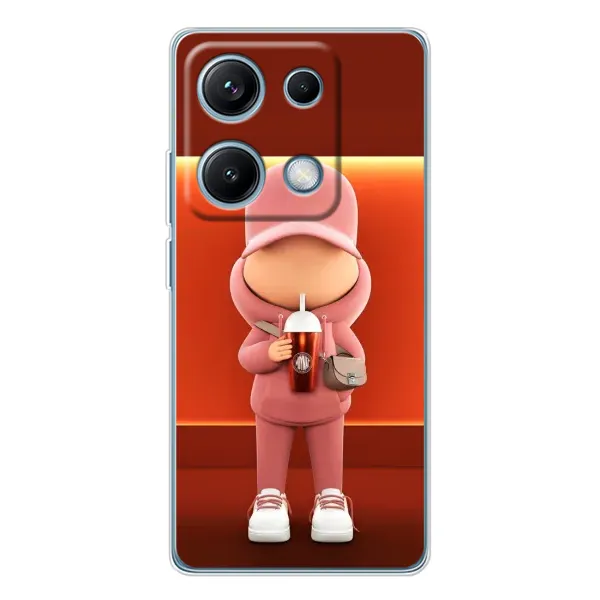 Чохол з принтом «З Кавою» для Xiaomi Redmi Note 14S
