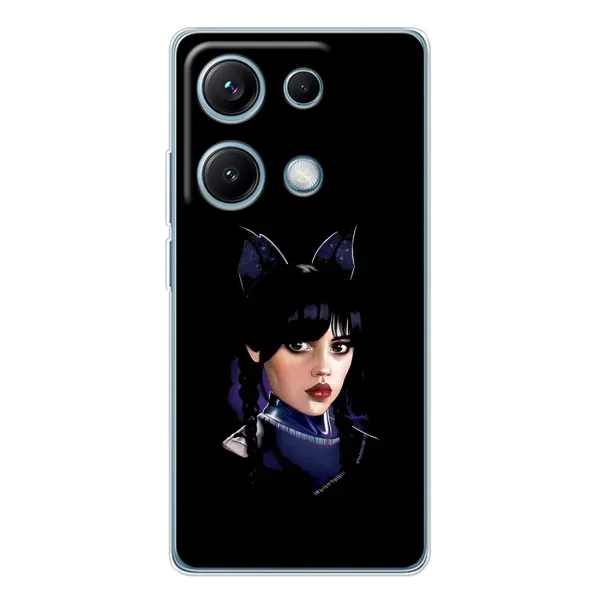 Чохол з принтом «серйозна Венздей» для Xiaomi Redmi Note 14S
