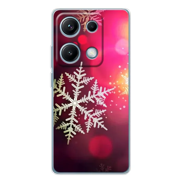 Чохол з принтом «Сніжинка» для Xiaomi Redmi Note 14S