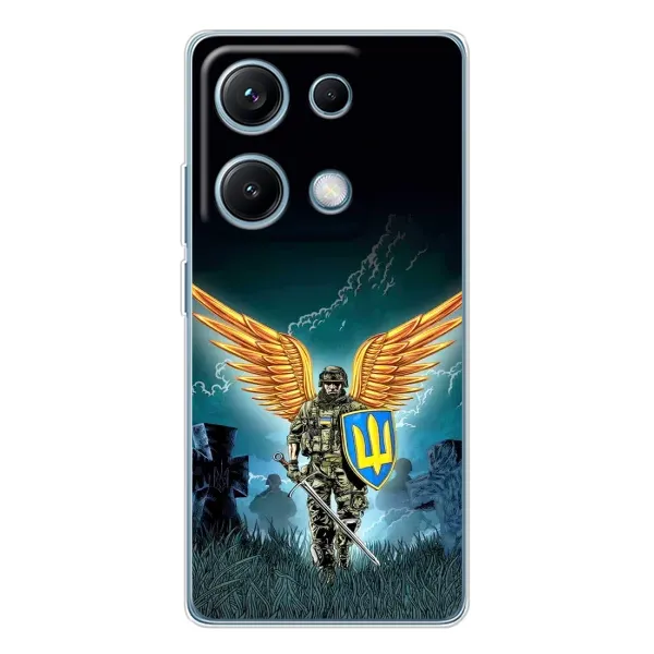 Чехол с принтом «Солдат ЗСУ» для Xiaomi Redmi Note 14S Чехол с принтом «Солдат ЗСУ» для Xiaomi Redmi Note 14S