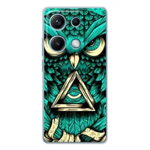 Чохол з пташками на Xiaomi Redmi Note 14S (VPrint) (Сова з оком)