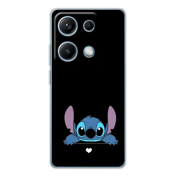 Чохол з принтом «Стіч на чорному» для Xiaomi Redmi Note 14S Чохол з принтом «Стіч на чорному» для Xiaomi Redmi Note 14S