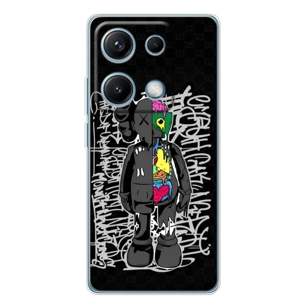 Чохол з принтом «Стиль Bearbrick» для Xiaomi Redmi Note 14S