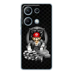 Чохли з крутими принтами для Xiaomi Redmi Note 14S - (PREMIUMPrint) (Супер Маріо)
