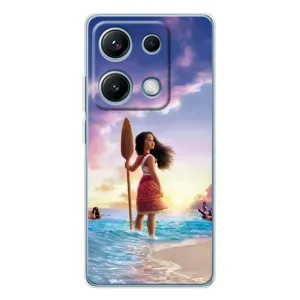 Чехол с мультфильмом Моана Xiaomi Redmi Note 14S (Моана с веслом)