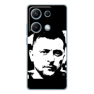 Чохол для Xiaomi Redmi Note 14S (AlphaPrint - с принтом Зеленського) (Зеленский АРТ)
