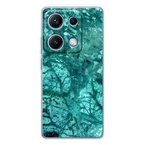 Мраморный чехол на Xiaomi Redmi Note 14S (VPrint) (Зеленый мрамор)