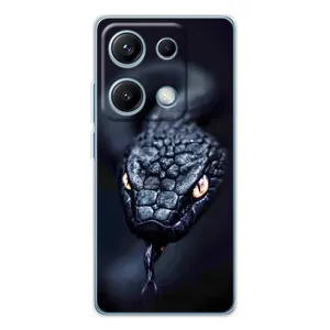 Чехол с принтом «Черная змея» для Xiaomi Redmi Note 14S