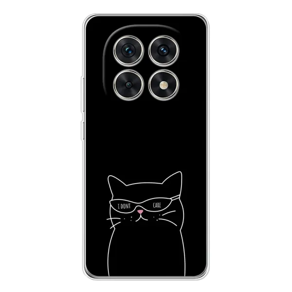 Чехол с принтом «Равнодушный кот» для Xiaomi Redmi Note 15 5G Чехол с принтом «Равнодушный кот» для Xiaomi Redmi Note 15 5G