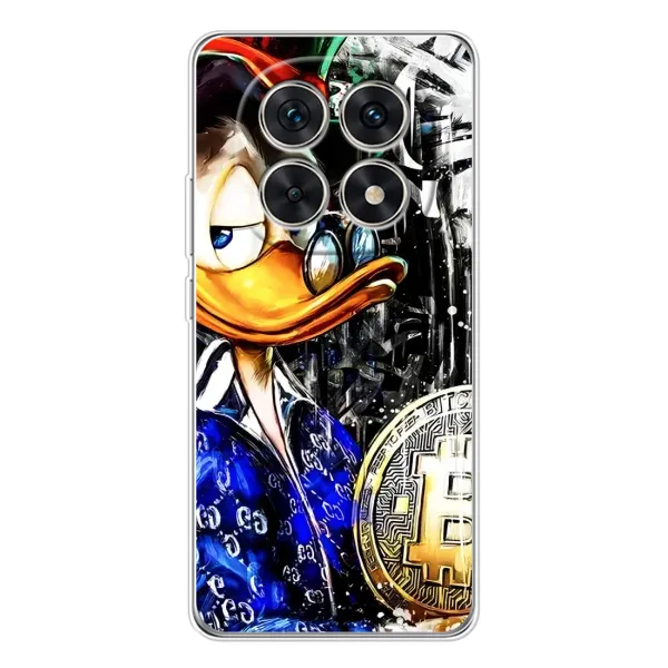 Чохол з принтом «Біткойн Скрудж» для Xiaomi Redmi Note 15 5G