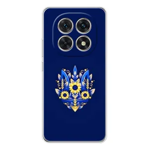 Чохли для Xiaomi Redmi Note 15 5G Укр. Символіка (AlphaPrint) (Квітковий Герб)