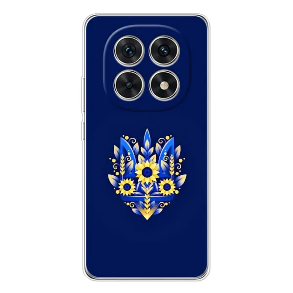 Чохол з принтом «Квітковий Герб» для Xiaomi Redmi Note 15 5G