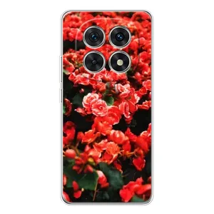 Чохли з квітами для Xiaomi Redmi Note 15 5G (VPrint) (Квіти червоні)
