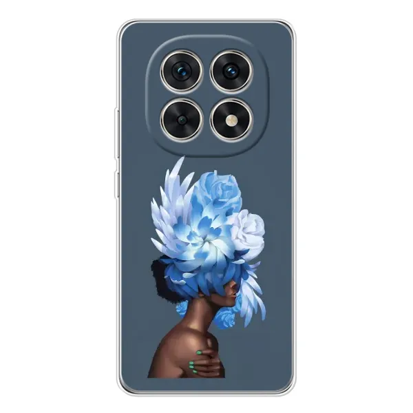 Чохол з принтом «Квіти на голові» для Xiaomi Redmi Note 15 5G