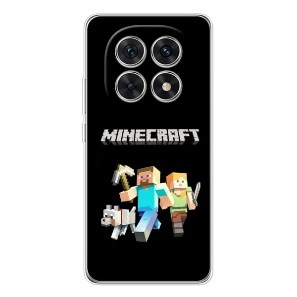 Чехол с принтом «герои Minecraft» для Xiaomi Redmi Note 15 5G