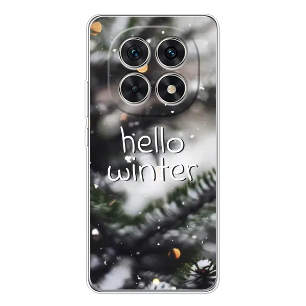 Чехол с принтом «Hello winter» для Xiaomi Redmi Note 15 5G Чехол с принтом «Hello winter» для Xiaomi Redmi Note 15 5G