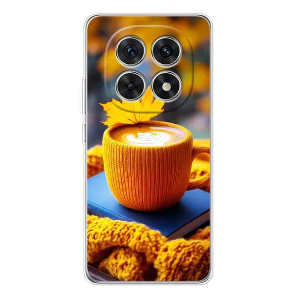 Чехол с принтом «Кофе на желтом пледе» для Xiaomi Redmi Note 15 5G