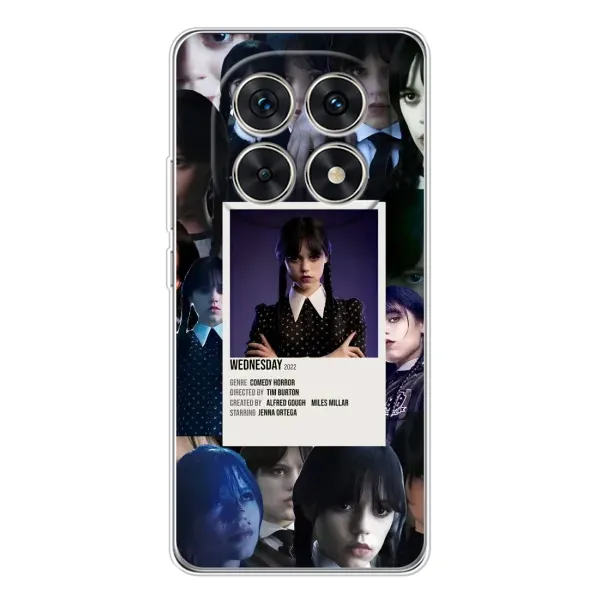 Чехол с принтом «коллаж Уэнздей» для Xiaomi Redmi Note 15 5G