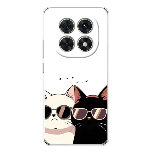 Чехол с принтом «Коты в очках» для Xiaomi Redmi Note 15 5G Чехол с принтом «Коты в очках» для Xiaomi Redmi Note 15 5G