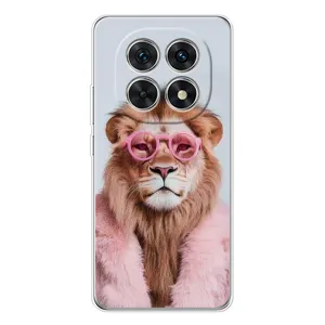 Чохол з принтом стильні тварини для Шьомуі Мі Redmi Ноте 15 5G (Лев в окулярах)