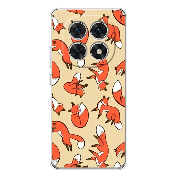 Чехол с принтом «Лисички» для Xiaomi Redmi Note 15 5G