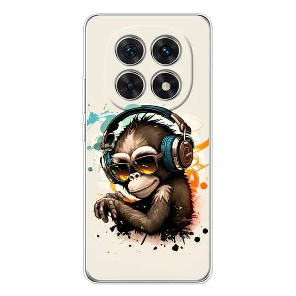 Чохол з принтом «Макака в навушниках» для Xiaomi Redmi Note 15 5G