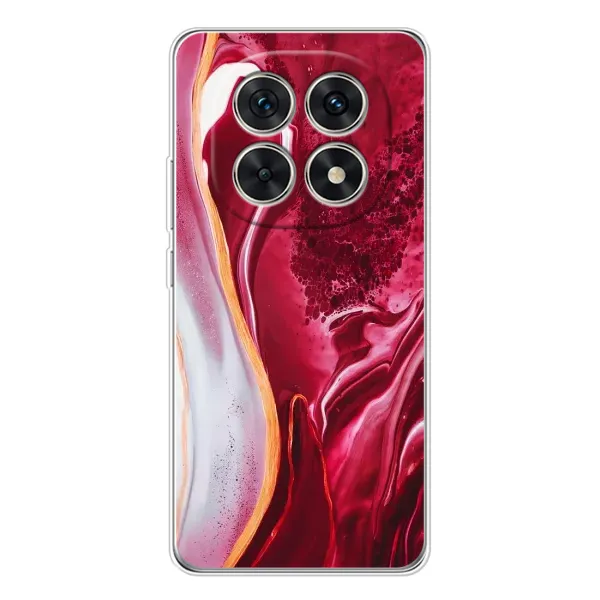 Чохол з принтом «Мрамор червоний» для Xiaomi Redmi Note 15 5G