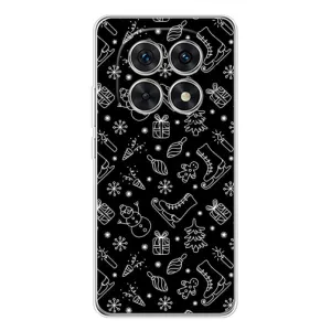 Новорічні, Святкові Чохли для Xiaomi Redmi Note 15 5G - 2024 год (Новорічний фон)