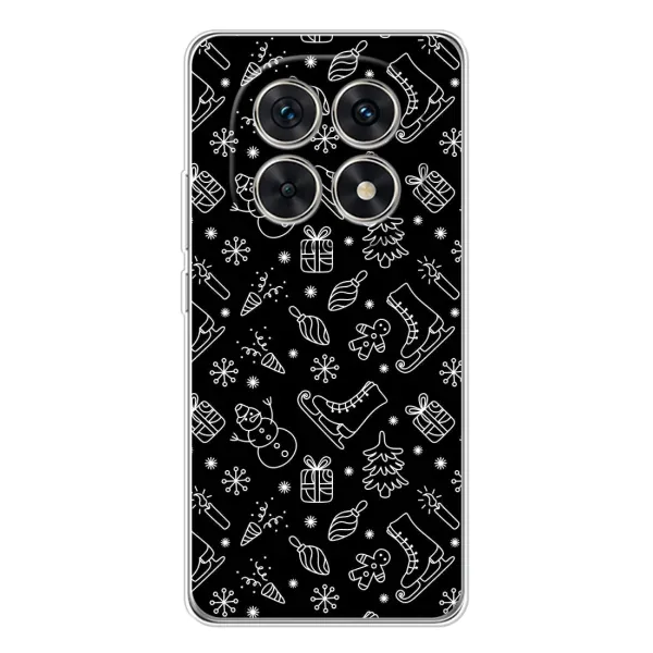 Чехол с принтом «Новогодний фон» для Xiaomi Redmi Note 15 5G Чехол с принтом «Новогодний фон» для Xiaomi Redmi Note 15 5G