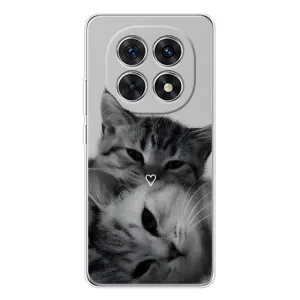 Чехол с рисунком кот на Xiaomi Redmi Note 15 5G (Пара котов)